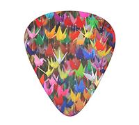 Pick per chitarra Origami Paper Cranes Guitar Picks - Guitar Accessories - Guitar Picks For Acoustic Guitar,Electric Guitar,Bass Guitar For Men Women Professional Guitarist,Musicians And Beginner.