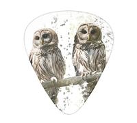 Pick per chitarra Owl on The Tree Branch 3 Different Thickness Abstract Art Colorful Celluloid Guitar Pick Plectrums For Bass,Music Lovers Guitar Players,Acoustic Guitars Includes 0.46mm,0.71mm,0.96mm