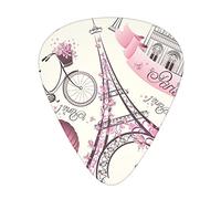 Pick per chitarra Paris Tower Flower Advanced guitar pick 12 pieces Three thicknesses for bass,electric guitar,acoustic guitar bag