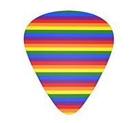 Pick per chitarra Rainbow Pattern Guitar Picks - Guitar Accessories - Guitar Picks For Acoustic Guitar,Electric Guitar,Bass Guitar For Men Women Professional Guitarist,Musicians And Beginner.