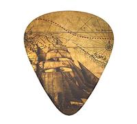 Pick per chitarra Sailing Pirate Theme Advanced guitar pick 12 pieces Three thicknesses for bass,electric guitar,acoustic guitar bag