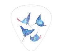 Pick per chitarra Sea Animals Stingrays Advanced guitar pick 12 pieces Three thicknesses for bass,electric guitar,acoustic guitar bag