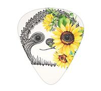 Pick per chitarra Sloth Sunflower Guitar Picks - Guitar Accessories - Guitar Picks For Acoustic Guitar,Electric Guitar,Bass Guitar For Men Women Professional Guitarist,Musicians And Beginner.
