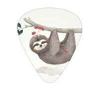 Pick per chitarra Sloth With Mushrooms Guitar Picks - Guitar Accessories - Guitar Picks For Acoustic Guitar,Electric Guitar,Bass Guitar For Men Women Professional Guitarist,Musicians And Beginner.