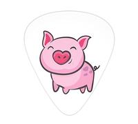 Pick per chitarra smile pink pig Advanced guitar pick 12 pieces Three thicknesses for bass,electric guitar,acoustic guitar bag