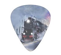 Pick per chitarra Steam Train Depart Sunset Advanced guitar pick 12 pieces Three thicknesses for bass,electric guitar,acoustic guitar bag