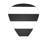 Pick per chitarra stripes black white Advanced guitar pick 12 pieces Three thicknesses for bass,electric guitar,acoustic guitar bag