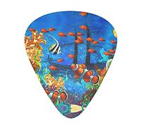 Pick per chitarra The Underwater World Tropical Fish Advanced guitar pick 12 pieces Three thicknesses for bass,electric guitar,acoustic guitar bag