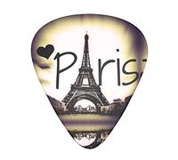 Pick per chitarra Tower Love Paris Guitar Plectrums 12pcs For Guitar,Ukulele,Etc. (Thin,Medium And Thick) 0.46mm,0.71mm And 0.96mm