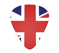 Pick per chitarra UK Flag 3 Different Thickness Abstract Art Colorful Celluloid Guitar Pick Plectrums For Bass,Music Lovers Guitar PlayersElectric,Acoustic Guitars Includes 0.46mm,0.71mm,0.96mm