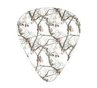 Pick per chitarra White Tree Camo Advanced guitar pick 12 pieces Three thicknesses for bass,electric guitar,acoustic guitar bag