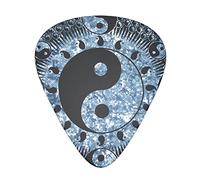 Pick per chitarra Ying Yang Diagram Advanced guitar pick 12 pieces Three thicknesses for bass,electric guitar,acoustic guitar bag
