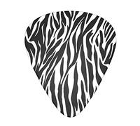 Pick per chitarra Zebra Print Guitar Picks - Guitar Accessories - Guitar Picks For Acoustic Guitar,Electric Guitar,Bass Guitar For Men Women Professional Guitarist,Musicians And Beginner.