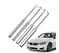 Pick Puller Tool Car, set di ganci automobilistici di precisione - Kit di selezione e gancio per automobilistico 4 pezzi,Strumenti di manutenzione del veicolo per la rimozione delle rondelle