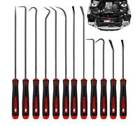 Pick Set - Precision Mechanic Screwdriver | 12 Pieces Car Hook And Pick Tool Set Alloy+ABS Handle,for Vehicle Car Sedan Scooter SUV Electronic Model Building Furniture Workshop Garage