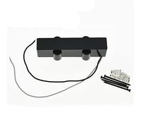 Pick- up Con Scollo Chiuso A 4 Corde Nero Con 4 Molle A Vite Nera pickup