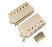 Pick-up Elettrico L'humbucker Standard Alnico 5 Con Retro Chiuso È Adatto Per Le Posizioni Del Manico E Del Ponte Della Chitarra Elettrica(2 Pcs Set Gold)
