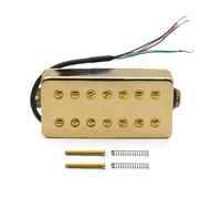 Pick-up Elettrico Pickup Humbucker Per Chitarra A 7 Corde Con Cappuccio In Ottone Disponibile Nei Colori 8.5K/14K(Bridge Gold)