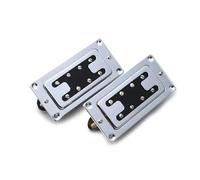 Pick-up Elettrico Pickup Per Basso Elettrico Humbucker In Miniatura In Vari Colori Con Manico/ponte A 8 Fori(Chrome 2pcs)
