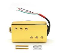 Pick-up Elettrico Pickup Per Chitarra Con Cappuccio In Ottone Con Cavo A 4 Bobine Da 7.5k/15k(Gold N B)