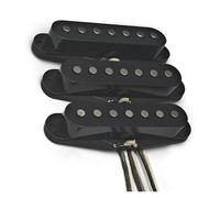 Pick-up Elettrico Pickup Per Chitarra Elettrica Single Coil Vintage Alnico 5 A 7 Corde Azione Da 61.2 Mm Nero/bianco(Black 1set)