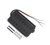 Pick-up Elettrico Pickup Professionale Singolo O Humbucker A 7 Corde Con Cappuccio In Ottone 8.5K/14K Adatto Per Chitarre Elettriche(Neck Black)