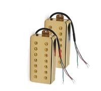 Pick-up Elettrico Pickup Professionali Singoli O Humbucker Multicolori A 7 Corde 8.5K/14K Per Chitarre Elettriche(1Set Gold)