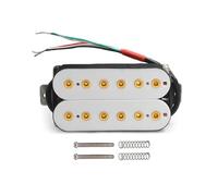 Pick-up Elettrico Retro Alnico 5 Hue Coil Pickup Chitarra Elettrica Accessori Per Strumenti A Ponte Diversi Colori Disponibili(Gold White N)
