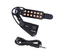 Pick-up per Chitarra Acustica Accessori Pickup Per Chitarra Acustica A 12 Fori Preamplificatore Per Chitarra Pickup Sintonizzatore Amplificatore Cavo Di Collegamento Da 9,8 Piedi Con Regolatore Di Vol