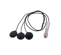 Pick-up per Chitarra Acustica Accessori Trasduttore Universale Stick On Trasduttore 6,35 Mm Endpin Output Jack Pickup Piezo 3 Per Chitarra Acustica