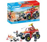 PLAYMOBIL | Action Heroes | Pick-up dei pompieri | Auto dei pompieri | Auto giocattolo | Giocattoli per bambini dai 4 anni in su | 71824