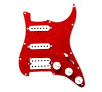 Pick-ups Set per Chitarra Elettrica Adatto Per Il Montaggio Del Circuito Del Battipenna Del Pickup Della Chitarra Elettrica ST SQ Kit Pickup Nero SSH(Pearl C)