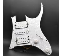 Pick-ups Set per Chitarra Elettrica Battipenna Per Chitarra Elettrica Per Pickup HSH Assemblaggio Completo Del Circuito Pannello TV Accessori Per Strumenti Per Chitarra(Pearl)