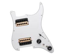 Pick-ups Set per Chitarra Elettrica Battipenna Per Chitarra HH Precablato Caricato Humbucker Coil Splitting Battipenna Per Chitarra Elettrica(B)