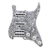 Pick-ups Set per Chitarra Elettrica Battipenna Precablato Caricato Per Chitarra Elettrica SSH A 3 Strati Zebra Color Per Chitarra Elettrica