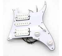 Pick-ups Set per Chitarra Elettrica Chitarra Elettrica A Tre Strati Battipenna Circuito Set Completo Per Pickup HSH Stile RG(White)