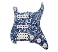 Pick-ups Set per Chitarra Elettrica Pickup Per Battipenna Per Chitarra Elettrica Gruppo Scratchplate Precablato Caricato SSH(Pearl C)