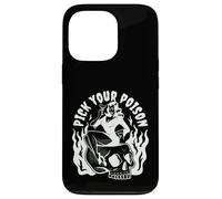 Pick Your Poison Pin Up Devil Woman Tradizionale Tattoo Flash Custodia per iPhone 13 Pro
