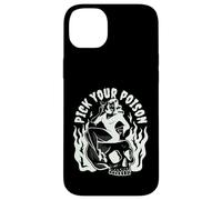Pick Your Poison Pin Up Devil Woman Tradizionale Tattoo Flash Custodia per iPhone 14 Plus