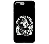 Pick Your Poison Pin Up Devil Woman Tradizionale Tattoo Flash Custodia per iPhone 7 Plus/8 Plus