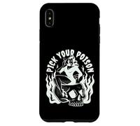 Pick Your Poison Pin Up Devil Woman Tradizionale Tattoo Flash Custodia per iPhone XS Max