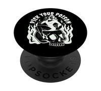 Pick Your Poison Pin Up Devil Woman Tradizionale Tattoo Flash PopSockets PopGrip Adesivo