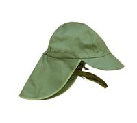 Pickapooh - Cappello estivo con protezione UV 80 Panama, per bambini e bambina, 100% cotone biologico, colore: Blu legionario rosso kaki Oliva 54 cm