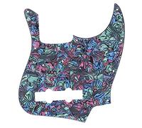 Pickguard per Basso Elettrico J Decorazione Sostitutiva in Acrilico con Pattern Abalone Delicato Design Leggero Slim Protegge il Basso Attraente e Stile Elegante