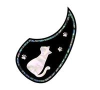 Pickguard per chitarra , chitarra Pickguard,Adesivo da graffio per strumenti a corda - Pickguard di protezione resistente alla vintage per l'interpretazione del, Do, Consulte