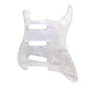 Pickguard Stratocaster In Piastra Antigraffio Galactic Pearl Per Fender USA SSS