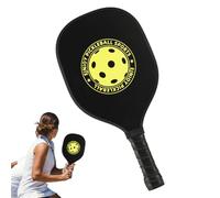 Pickle Ball Paddle, Wooden Pickle Racket, Portable Anti-Slip Paddles, Lightweight Equipment Set, Outdoor Game Accessory, for Stadium, Gym, Neighborhoods, Backyard, Court, Training, Recreation