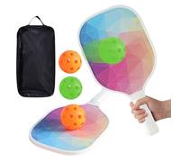 Pickle Ball Schläger Set - Pickle Ball Paddles | Paddle A Sfera Di Rimozione Ad Alto Rimbalzo A 2 Pezzi | Attrezzatura Sportiva Per Atleti Giocatori Di Giardino Da Uomo Da Viaggio Per Palestra Donne O