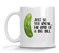 Pickle I’M Kind Of A Big Dill Tazza Colazione Unico Tazza Resistente Tazzine Da Caffè Per Tè Ufficio Casa 330Ml