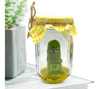 Pickle in vaso di scultura - Pickle urlando in in miniatura | Divertente vaso di in miniatura creativo ululando di sottaceti per tavolo, ufficio, casa, vita